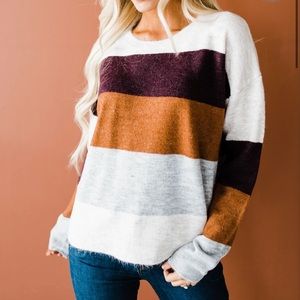 Ophelia sweater in Maroon